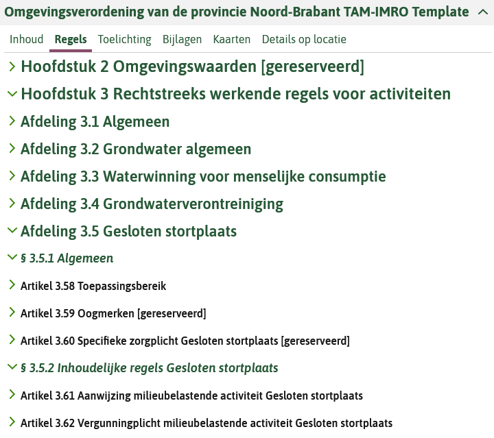 Niet-geannoteerde onderdelen staan op gereserveerd, geannoteerde artikelen zijn volledig opgenomen.